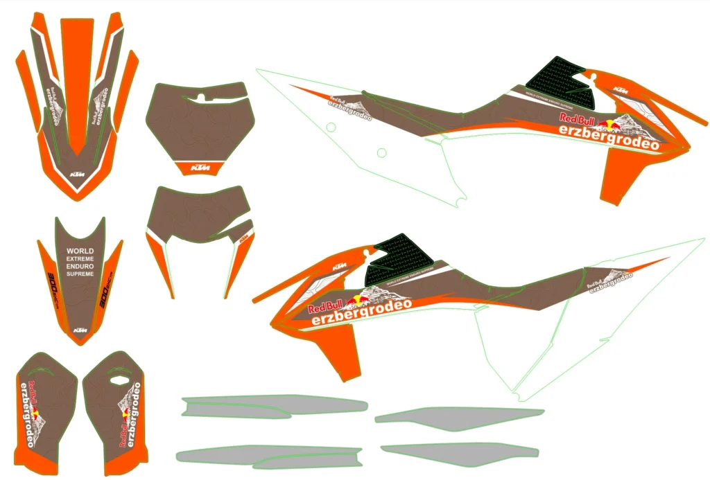 Okleina motocyklowa KTM - KTM-481