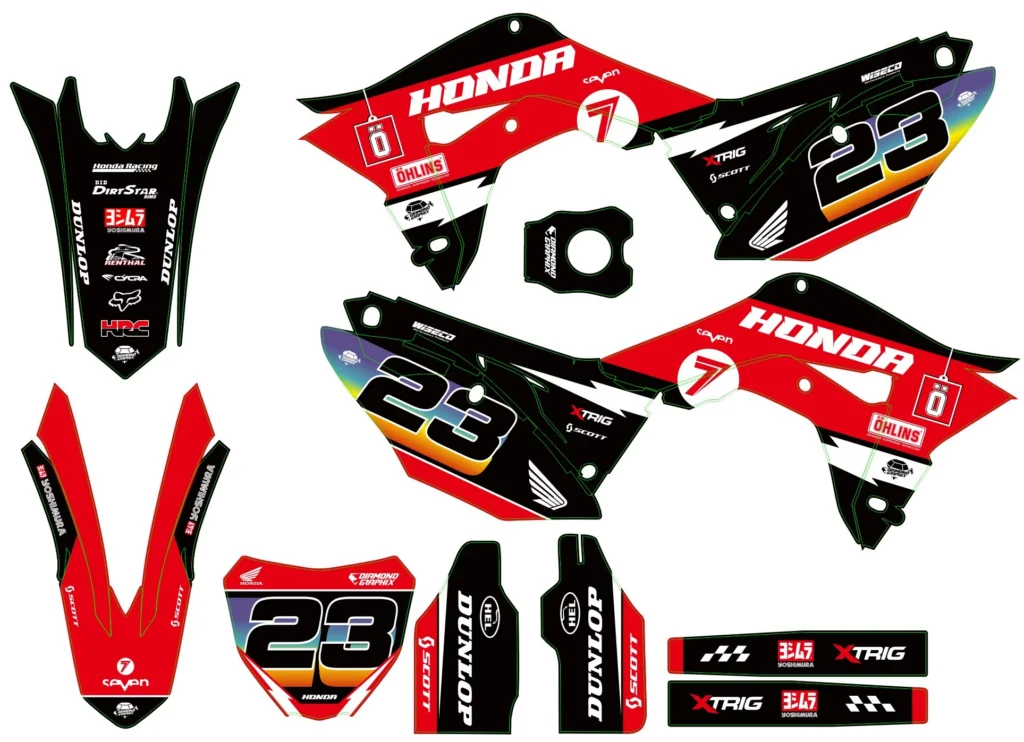 Okleina motocyklowa HONDA - HON-150