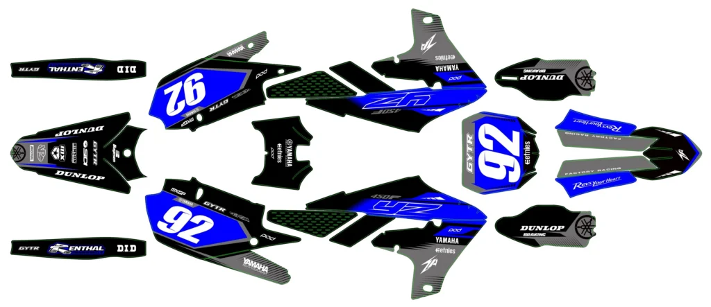 Okleina motocyklowa YAMAHA - YAM-234