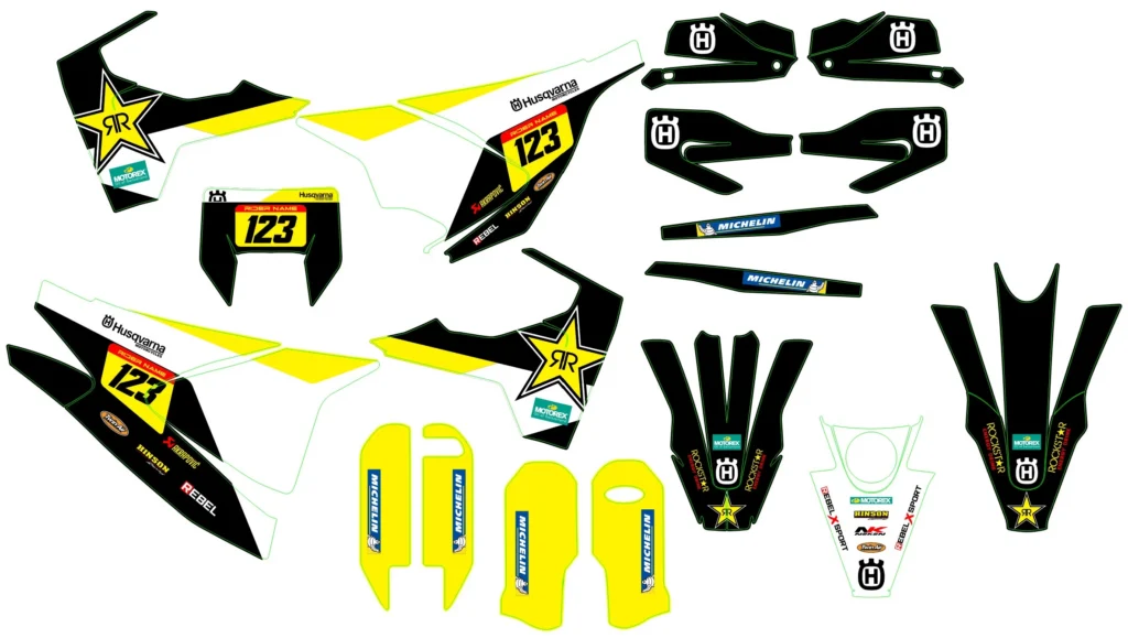 Okleina motocyklowa HUSQVARNA - HUSQ-70