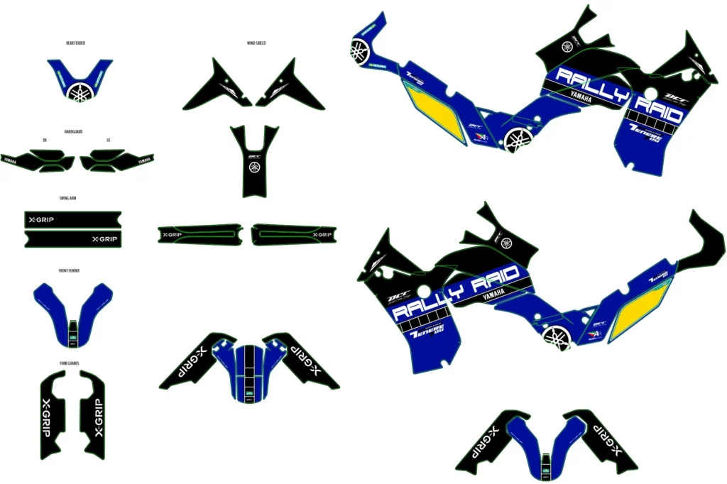 Okleina motocyklowa YAMAHA - YAM-110
