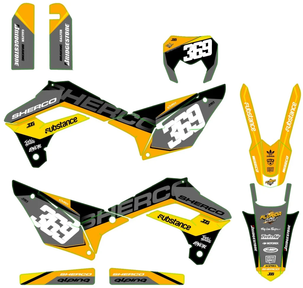 Okleina motocyklowa SHERCO - SHERCO-06