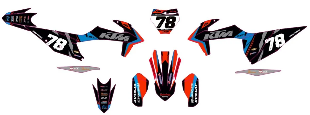 Okleina motocyklowa KTM - KTM-150
