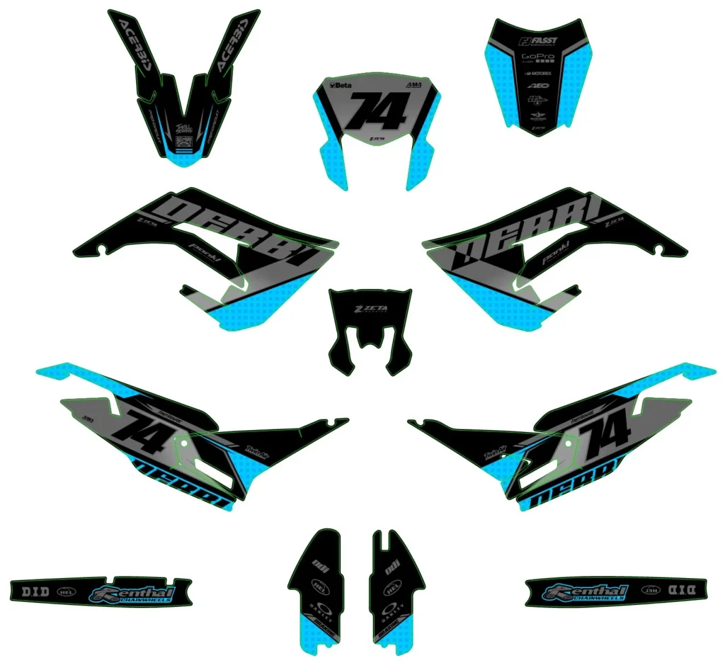 Okleina motocyklowa DERBI - DERBI-21