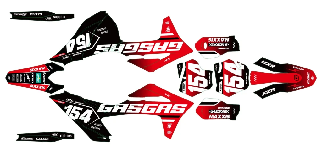 Okleina motocyklowa GAS GAS - GAS-25
