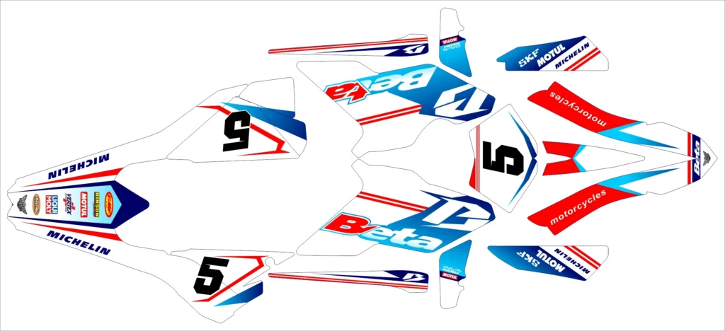 Okleina motocyklowa BETA - BETA-35