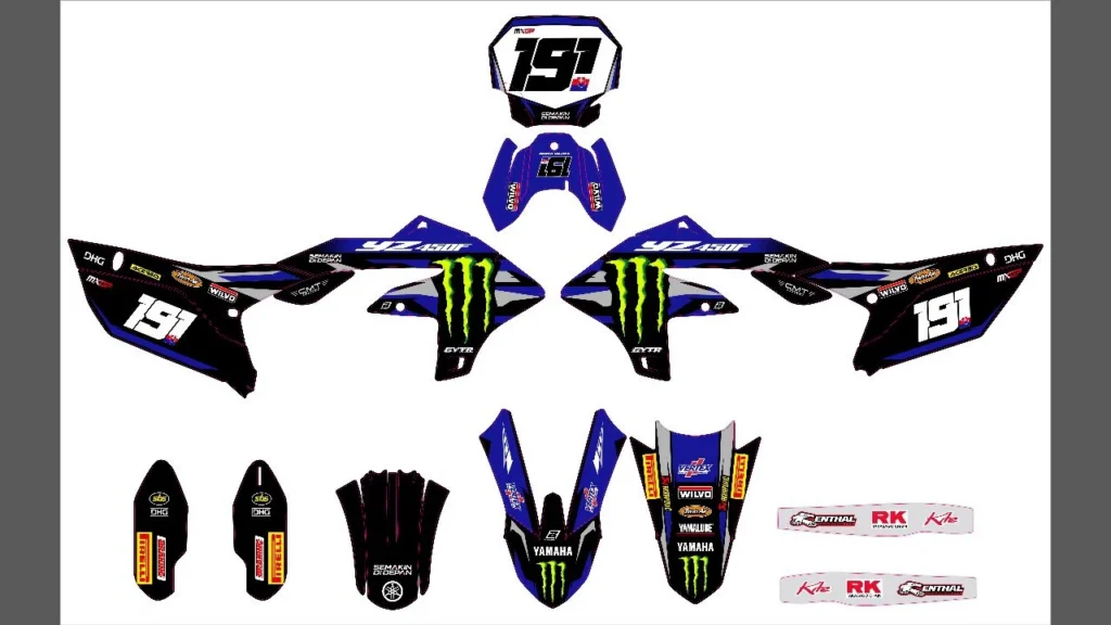 Okleina motocyklowa YAMAHA - YAM-112