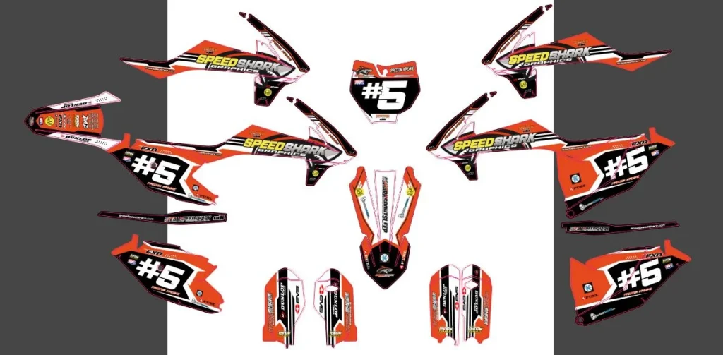 Okleina motocyklowa KTM - KTM-209