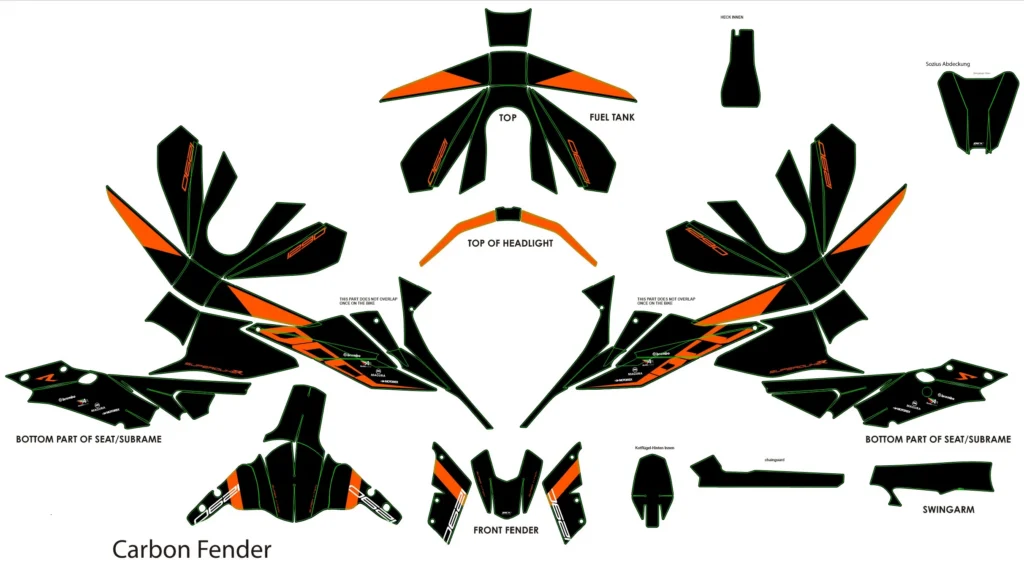 Okleina motocyklowa KTM - KTM-657