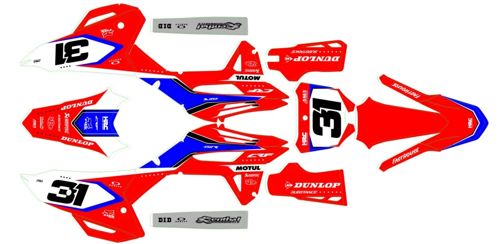 Okleina motocyklowa HONDA - HON-154