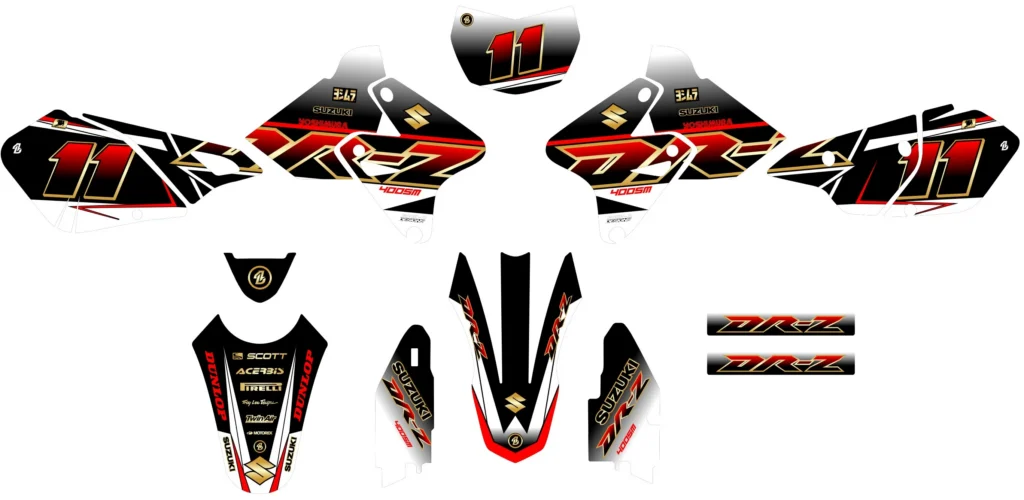 Okleina motocyklowa SUZUKI - SUZ-42