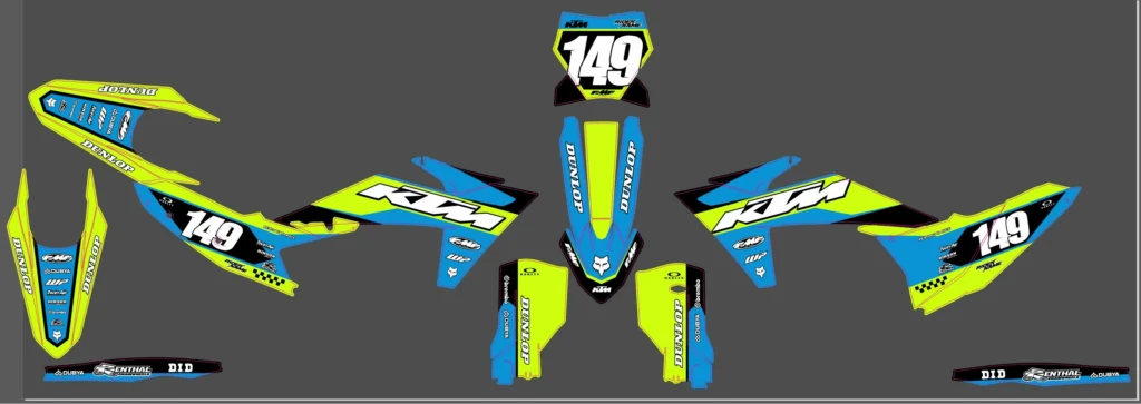 Okleina motocyklowa KTM - KTM-469