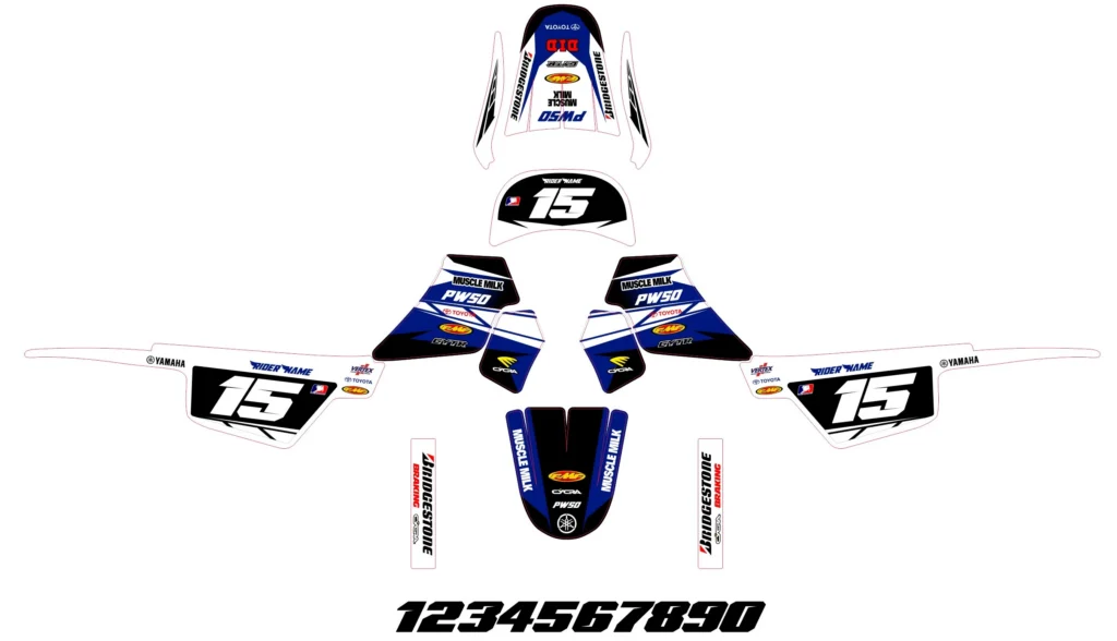 Okleina motocyklowa YAMAHA - YAM-239