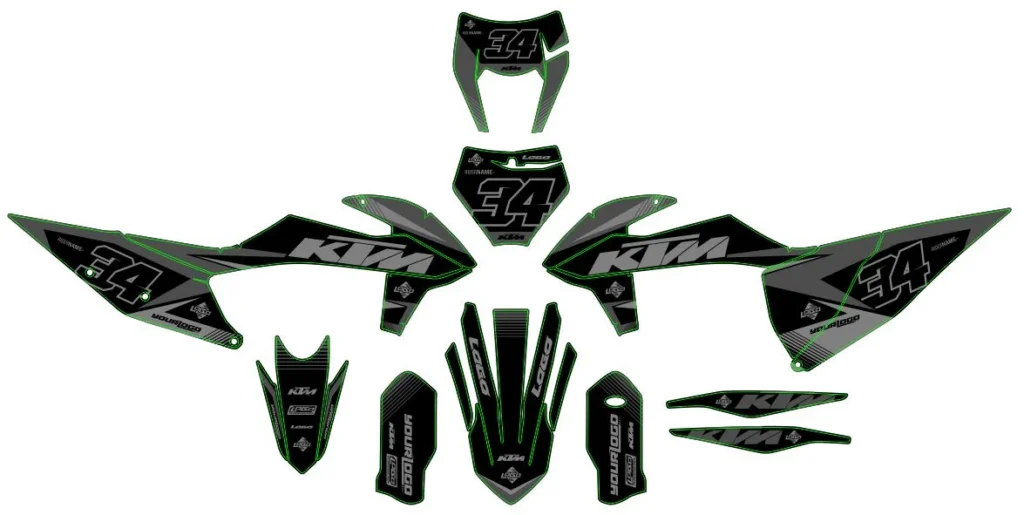 Okleina motocyklowa KTM - KTM-137