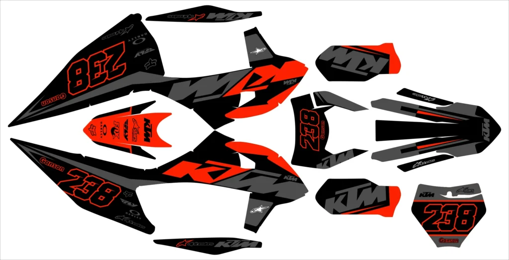 Okleina motocyklowa KTM - KTM-1080