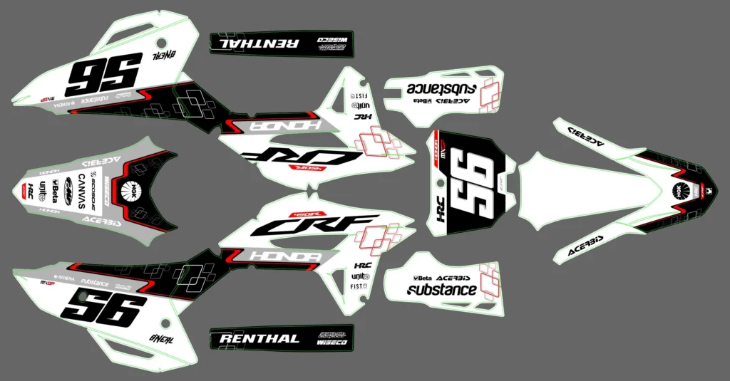 Okleina motocyklowa HONDA - HON-157