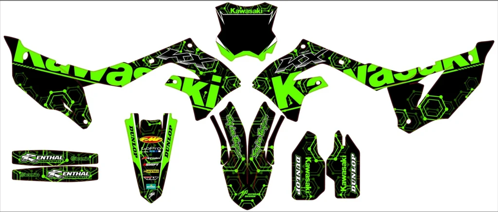 Okleina motocyklowa KAWASAKI - KAW-107
