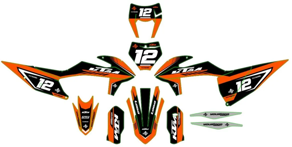 Okleina motocyklowa KTM - KTM-155