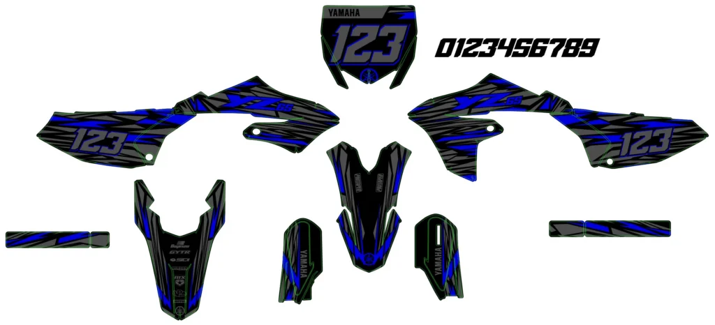Okleina motocyklowa YAMAHA - YAM-242