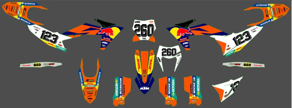Okleina motocyklowa KTM - KTM-540