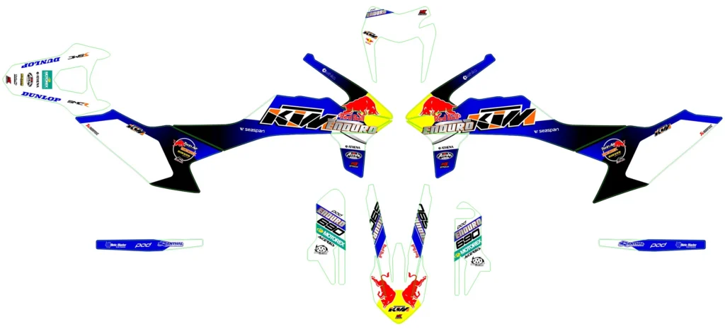Okleina motocyklowa KTM - KTM-440