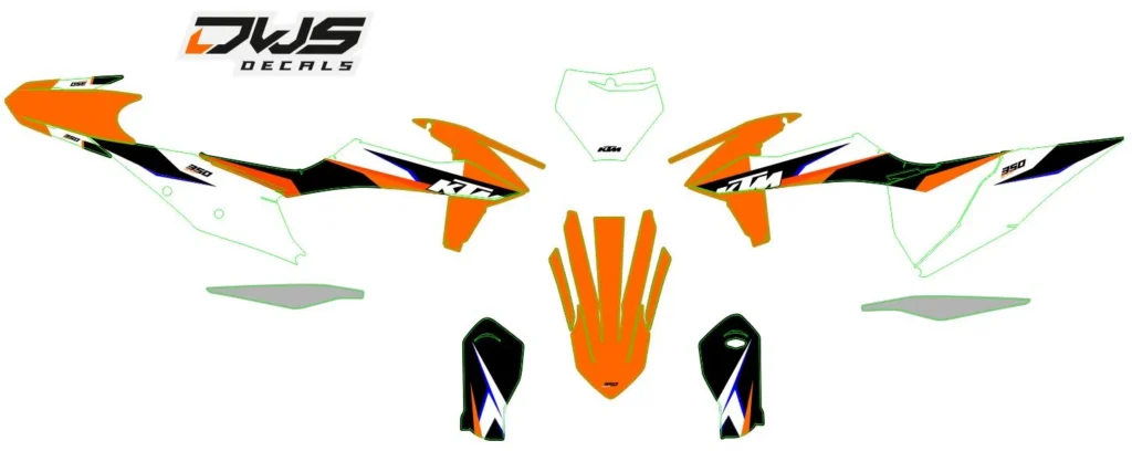 Okleina motocyklowa KTM - KTM-117