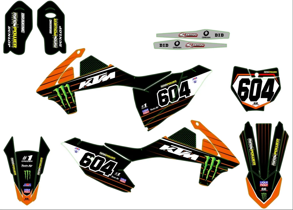 Okleina motocyklowa KTM - KTM-595