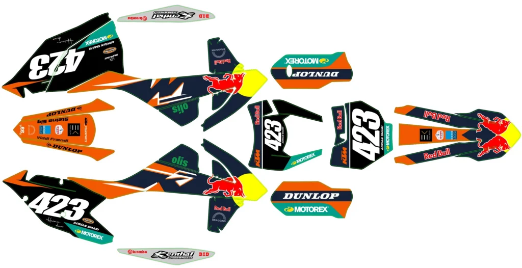 Okleina motocyklowa KTM - KTM-736