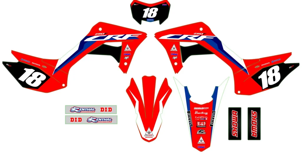 Okleina motocyklowa HONDA - HON-163