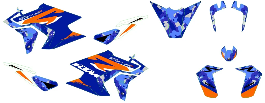 Okleina motocyklowa KTM - KTM-556