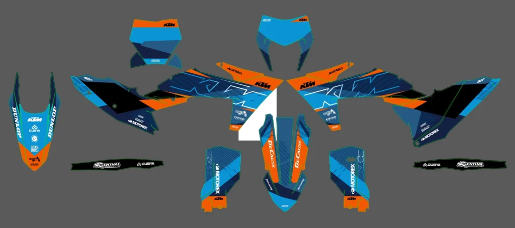 Okleina motocyklowa KTM - KTM-477