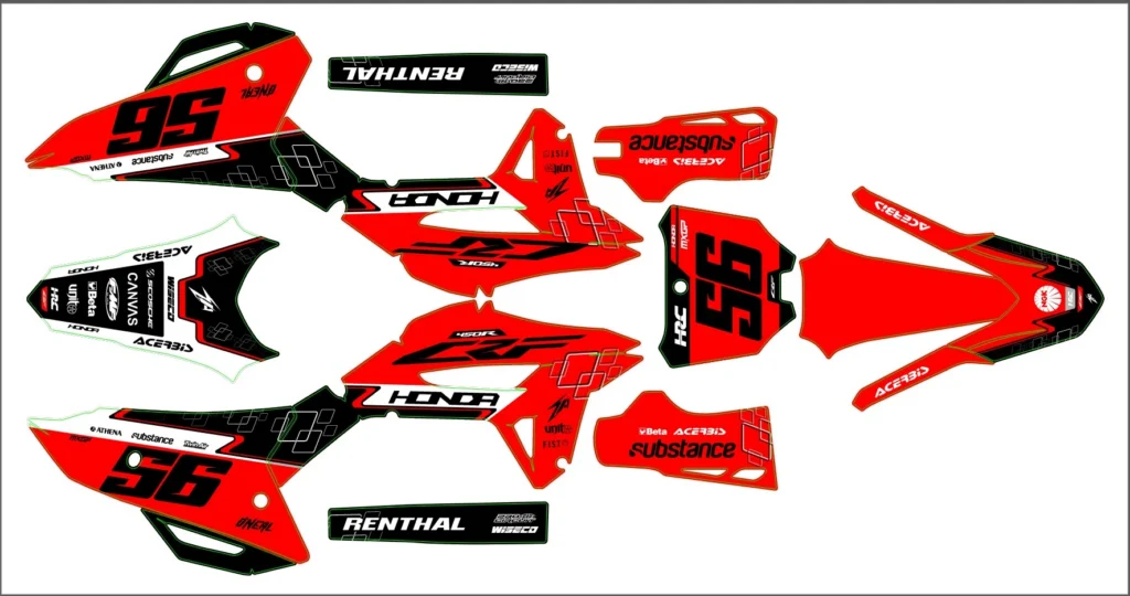 Okleina motocyklowa HONDA - HON-167