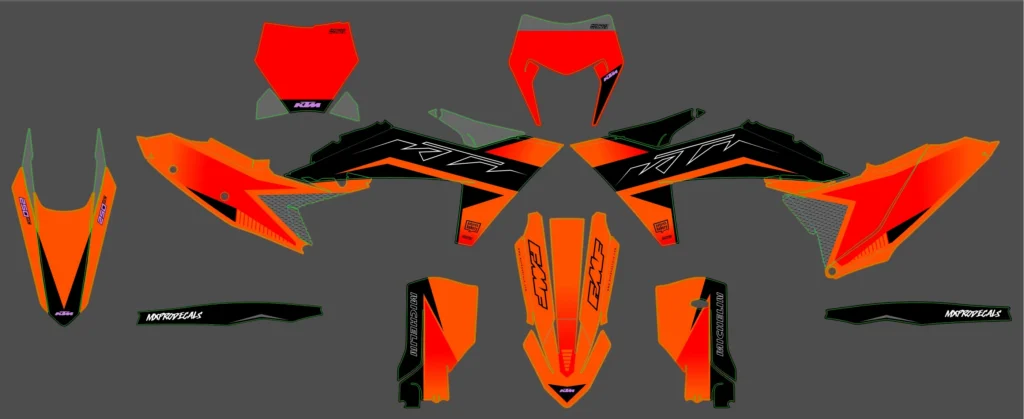 Okleina motocyklowa KTM - KTM-383