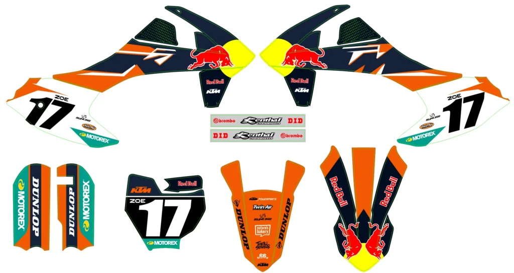 Okleina motocyklowa KTM - KTM-683