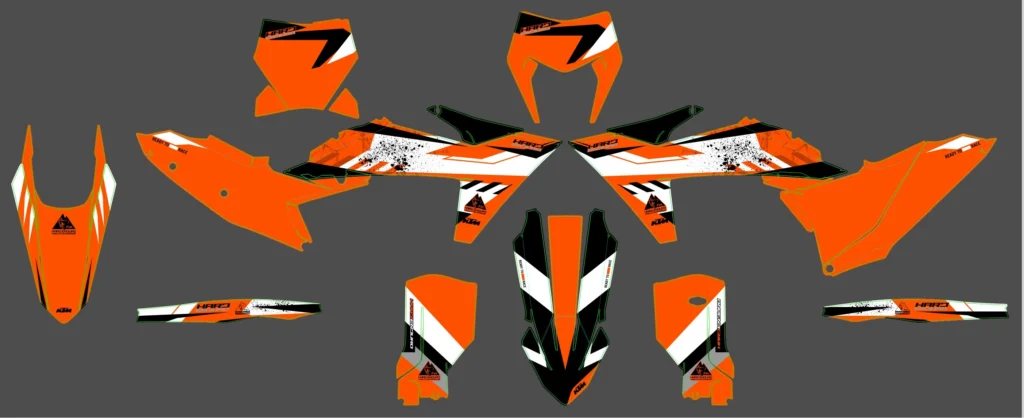 Okleina motocyklowa KTM - KTM-448