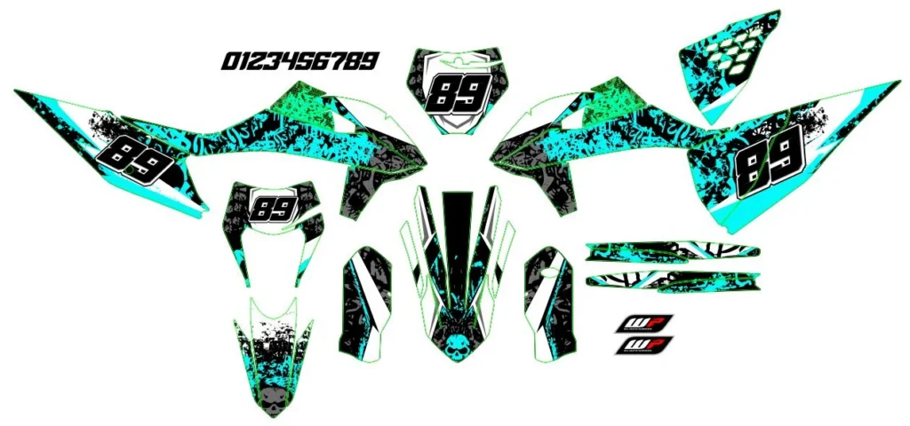 Okleina motocyklowa KTM - KTM-227