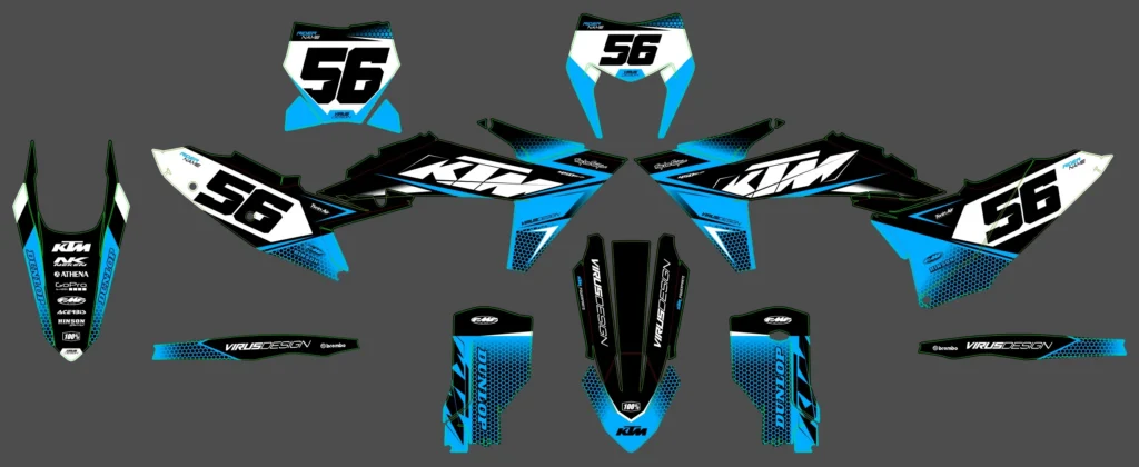 Okleina motocyklowa KTM - KTM-704
