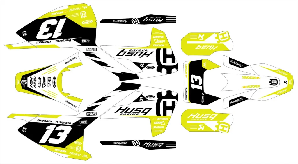 Okleina motocyklowa HUSQVARNA - HUSQ-87