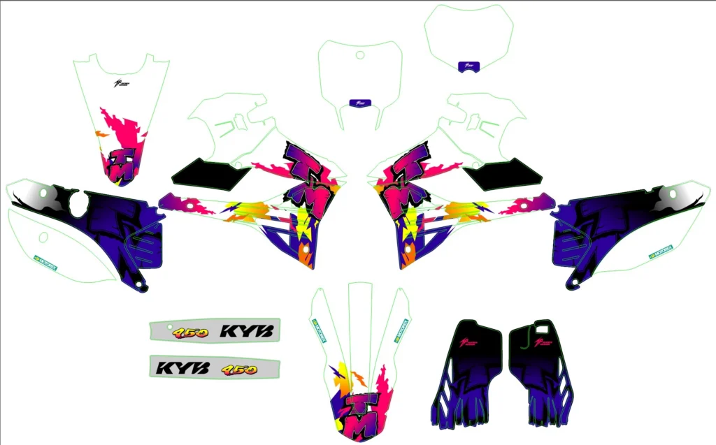 Okleina motocyklowa TM Racing - TMR-25