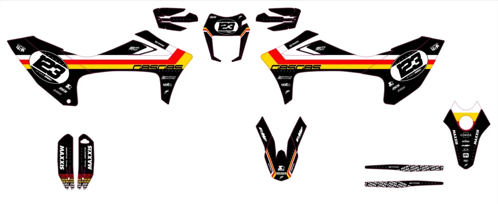 Okleina motocyklowa GAS GAS - GAS-27