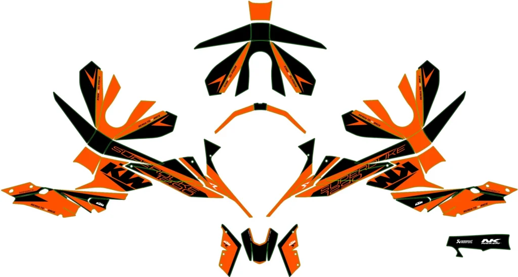 Okleina motocyklowa KTM - KTM-506
