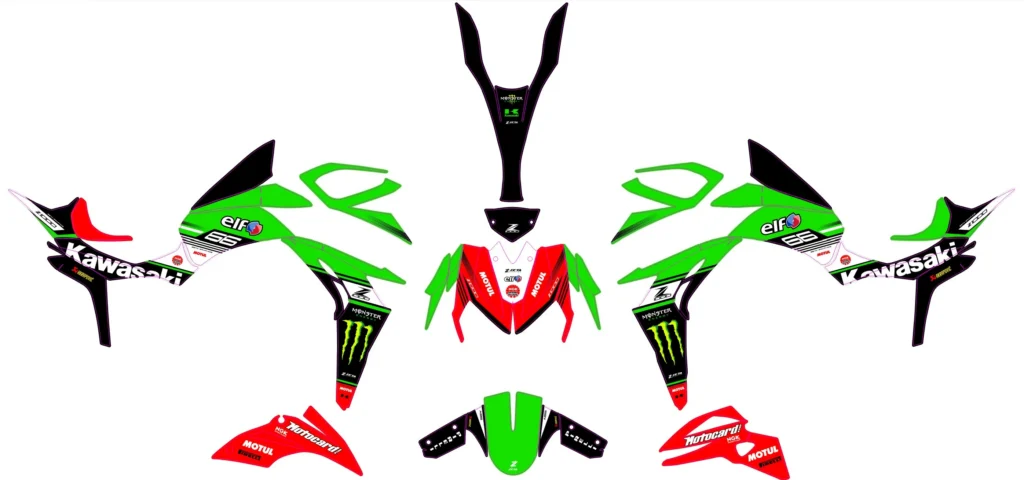 Okleina motocyklowa KAWASAKI - KAW-39