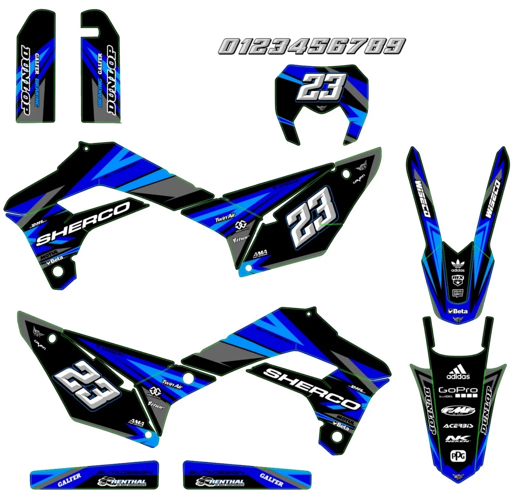 Okleina motocyklowa SHERCO - SHERCO-13