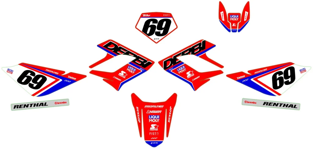 Okleina motocyklowa DERBI - DERBI-22