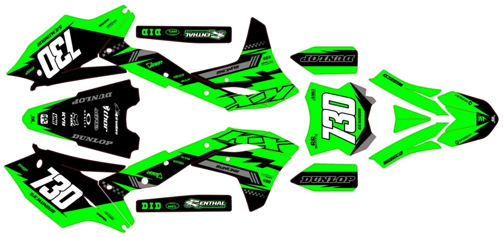Okleina motocyklowa KAWASAKI - KAW-40