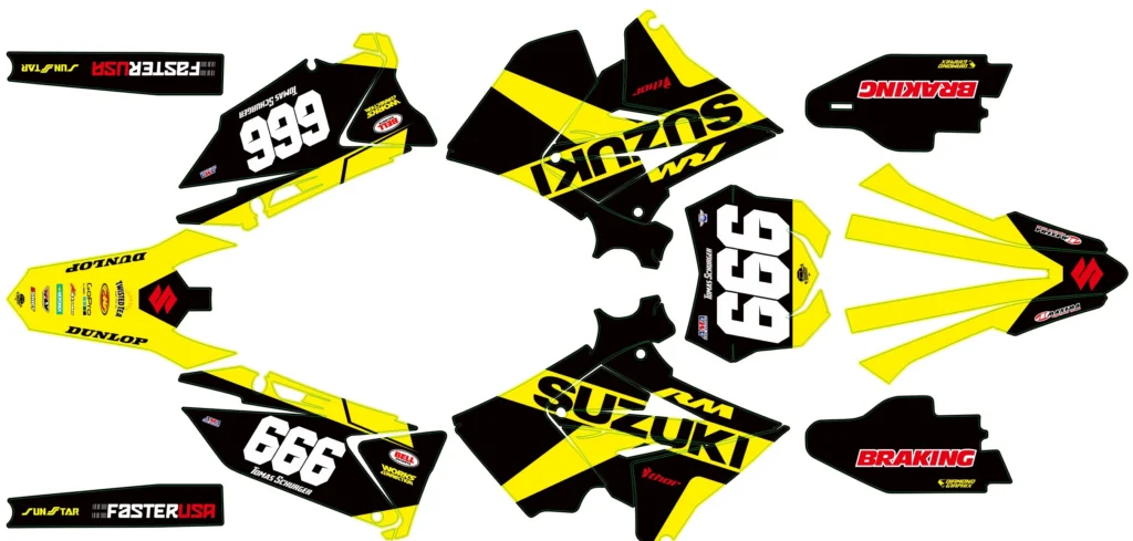 Okleina motocyklowa SUZUKI - SUZ-50