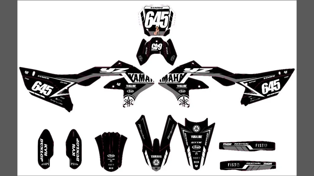 Okleina motocyklowa YAMAHA - YAM-119
