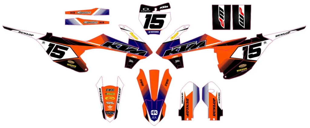 Okleina motocyklowa KTM - KTM-215