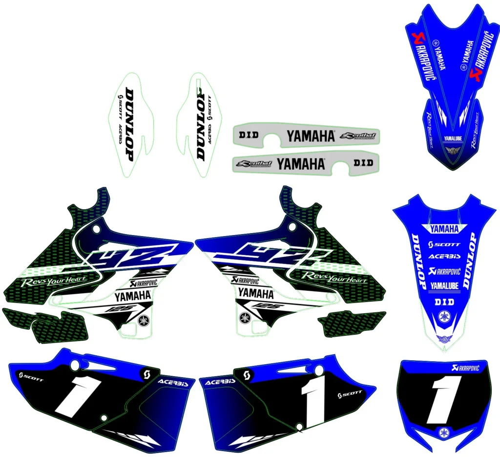 Okleina motocyklowa YAMAHA - YAM-256