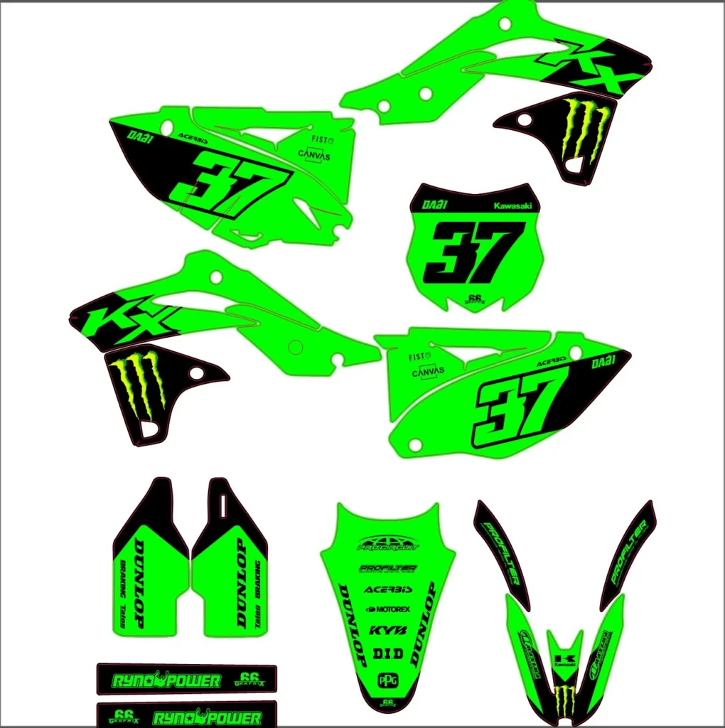 Okleina motocyklowa KAWASAKI - KAW-115